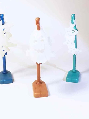 Kinder ghost figures used, pack of three