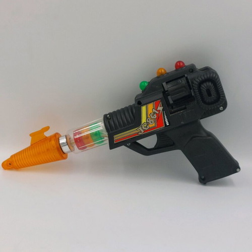 Plastic space gun toy 1986 used, good working condition