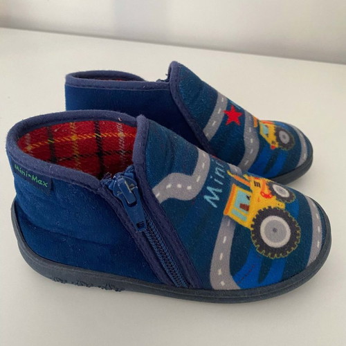 Mini Max anatomical children's slippers used, blue, size 27