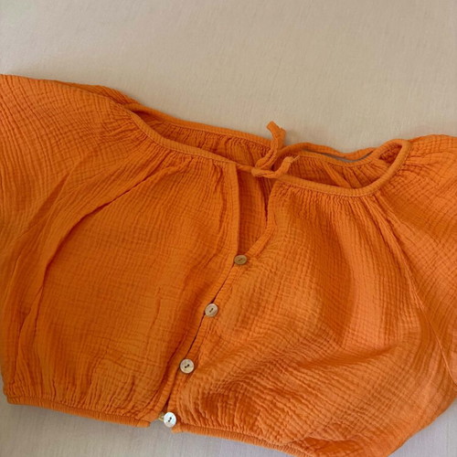 Summer blouse like new, orange, size L