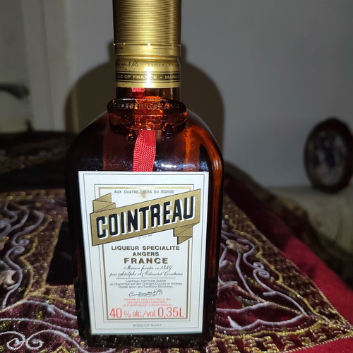 Cointreau Liqueur Vintage 1983 Sealed Collectible Bottle 0.35L