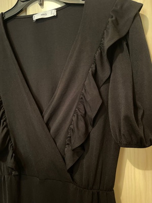Mango black dress used, size S