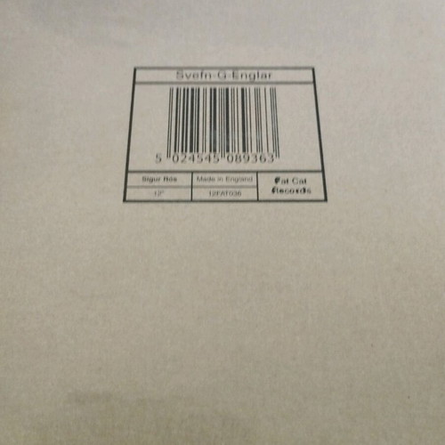 Sigur Ros Svefn-G-Englar 12" single like new