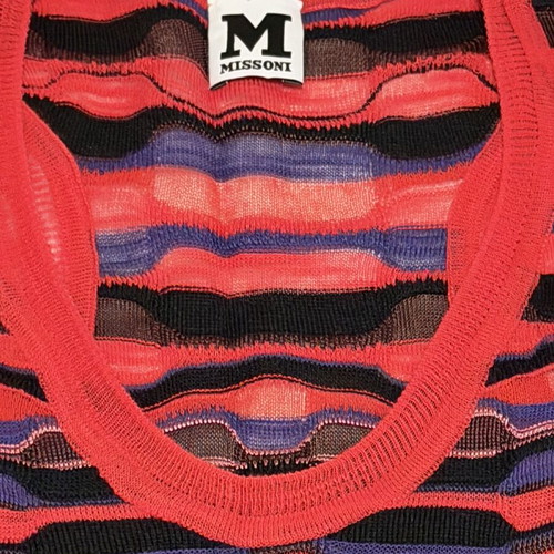 Missoni racerback knit tank top like new, multicolored, size USA 8