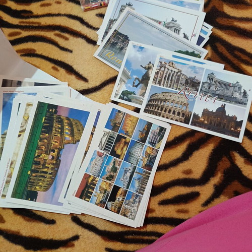 Postcards new, bought from Italy 20 years ago