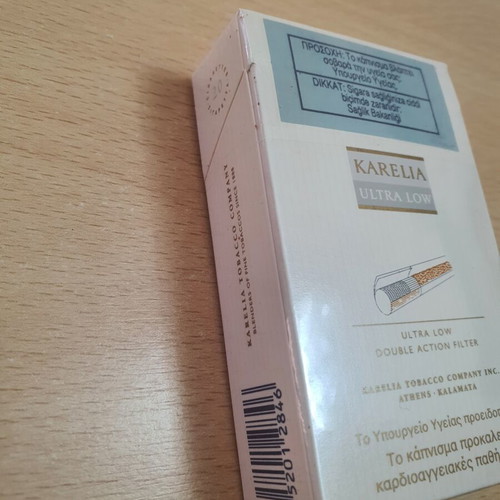 Karelia Ultra Low 20 Pack New Collectible Cigarettes