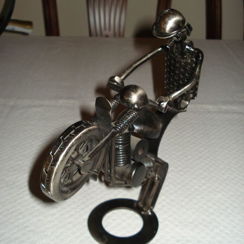 Metal decorative item used