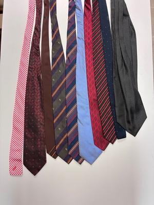 Ties collection used, pack of 10, multicolor styles