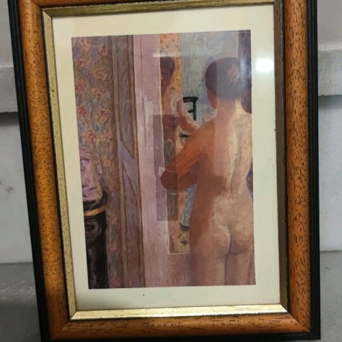 Frames with glass and new prints, set of 12 pieces