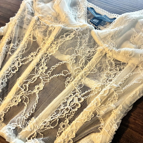 Bershka White Top Size XS New