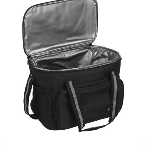 Thermal food bag black 31x19x23 cm 13.5 l new