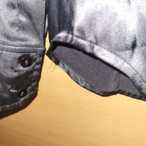 Satin Effect Blouse Mango like new, black, size S