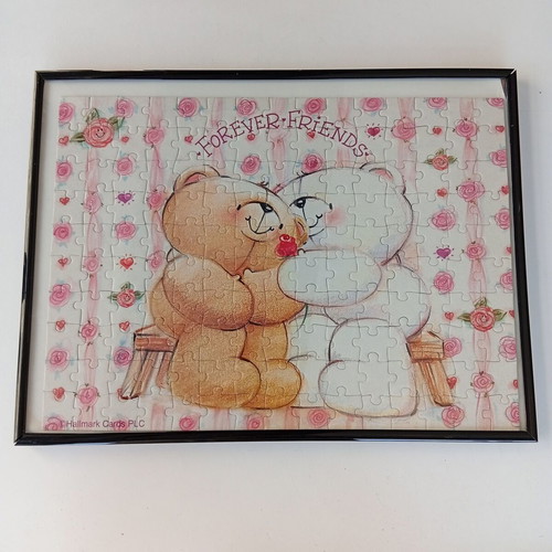 Puzzle Forever Friends with frame, used condition