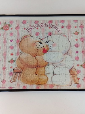 Puzzle Forever Friends with frame, used condition