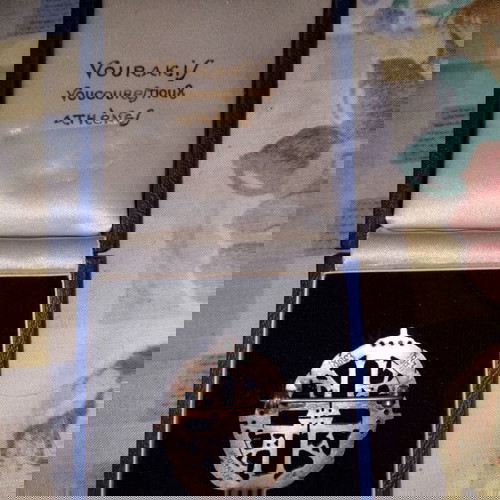 Μετάλλιο Εκατονταετηρίδας 1863-1963 Βασιλικό Βουράκης ασημένιο, σαν καινούργιο