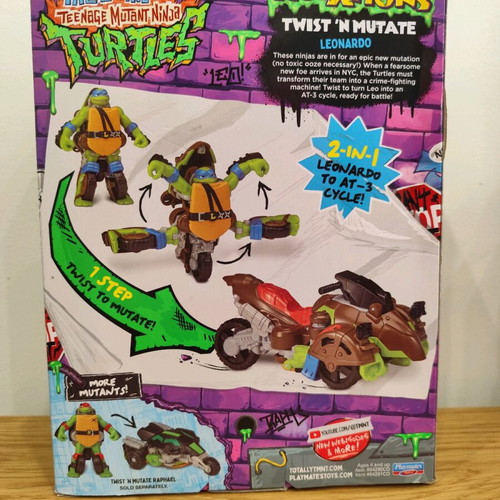 Teenage Mutant Ninja Turtles Tales of Mutations Twist N Mutate Leonardo new