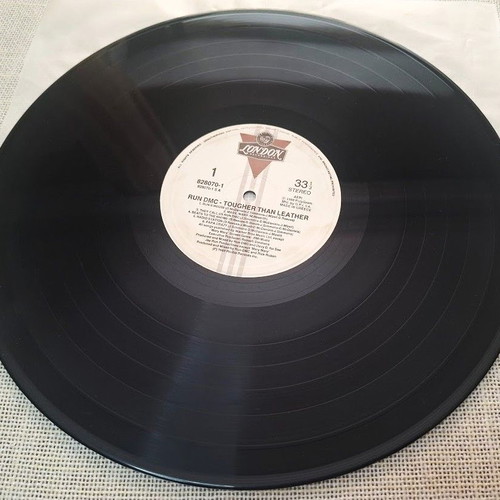 Run DMC Tougher Than Leather LP used, hip-hop