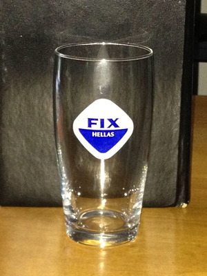 Fix Hellas beer glass like new