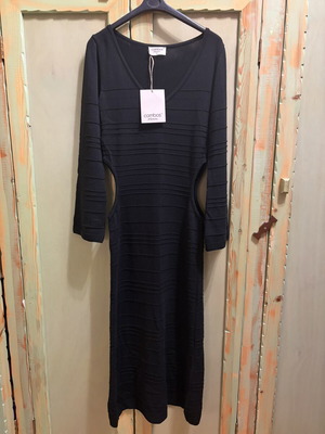 Combos Knitwear dress new, black, size large