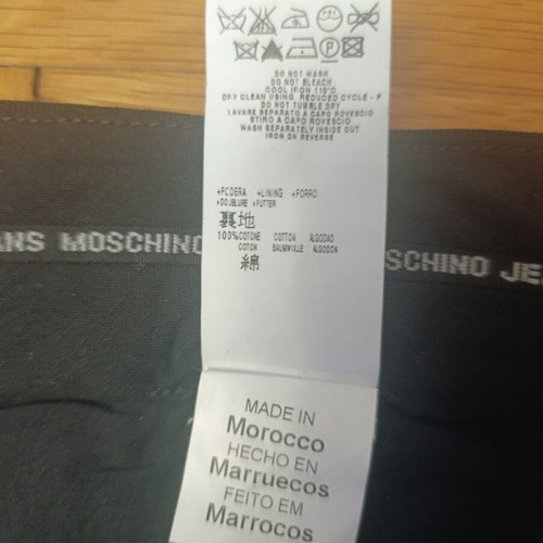 Moschino Jeans Donna pants new, vintage, size IT 46, black