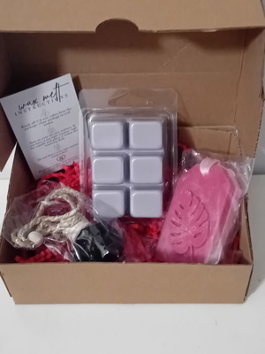 Σετ Wax Melts και διαχύτης αυτοκινήτου, φυτικό κερί