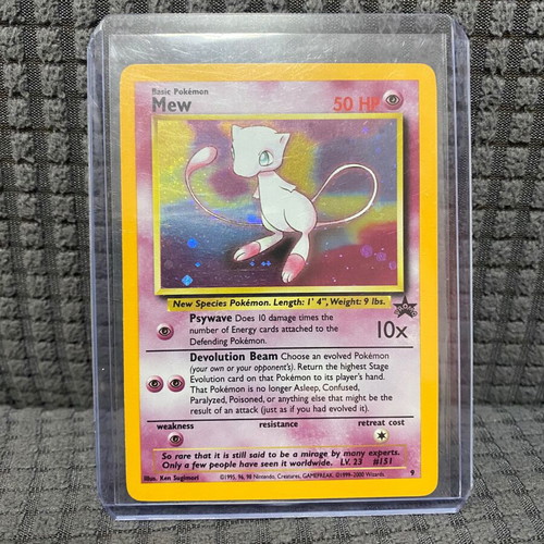 mario and luigi pokemon cards Ancient Mew [Holo, Graded PSA 5]