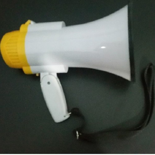 Megaphone used with 10 watt output and volume control