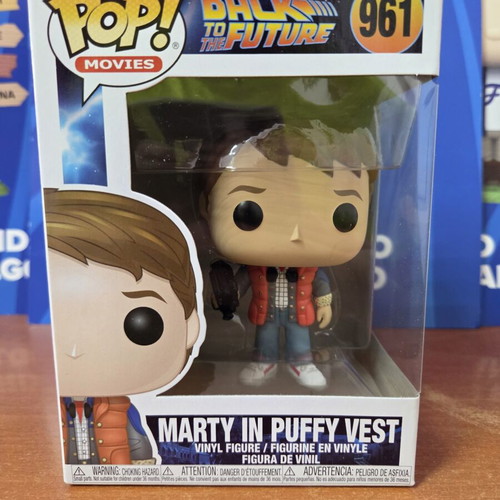 Funko Pop Movies Marty in Puffy Vest vinyl figure new
