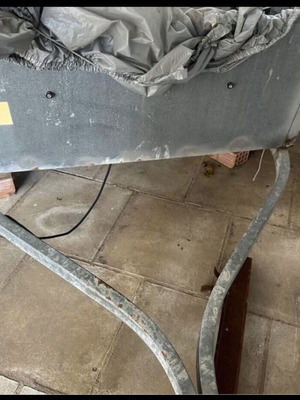 AHellas Normal 205 motorcycle trunk used without plates