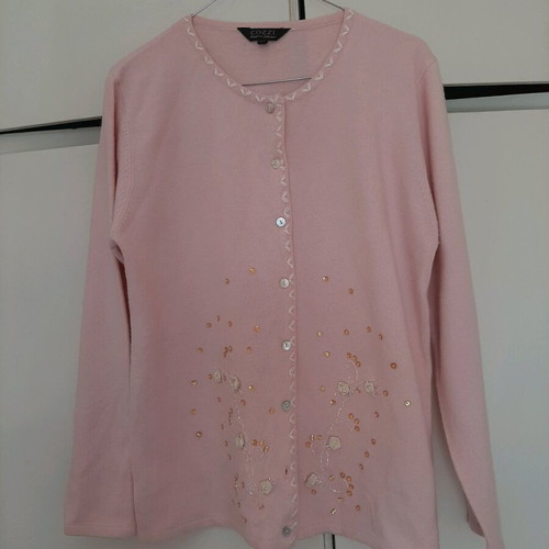 Vintage pink cardigan like new, size M/L