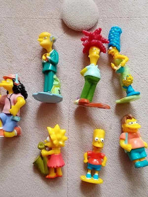 Συλλεκτική συλλογή φιγούρων The Simpsons καινούργια, Retro Kinder Joy PVC