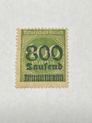German Reich Stamp 800000 Marks 1923 like new