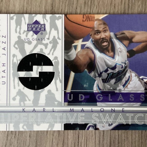 Karl Malone NBA Card Upper Deck Glass 2003-04 like new