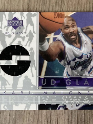 Karl Malone NBA Card Upper Deck Glass 2003-04 like new