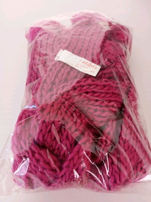 Pink braided scarf new