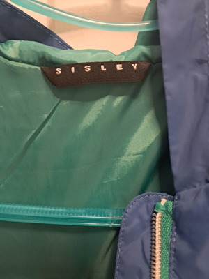Sisley αντιανεμικό αδιάβροχο μπουφανάκι για αγόρι 7 ετών σαν καινούργιο, μπλε τιρκουάζ