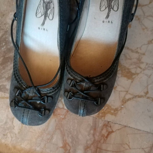 Fly London shoes like new, size 40, narrow, black-anthracite