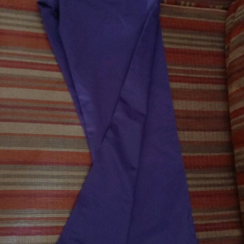 Satin pants like new dark purple size L 40 12