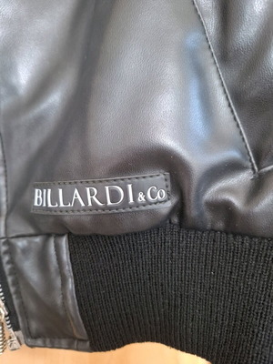Vintage 1970s biker style jacket like new, faux leather, black