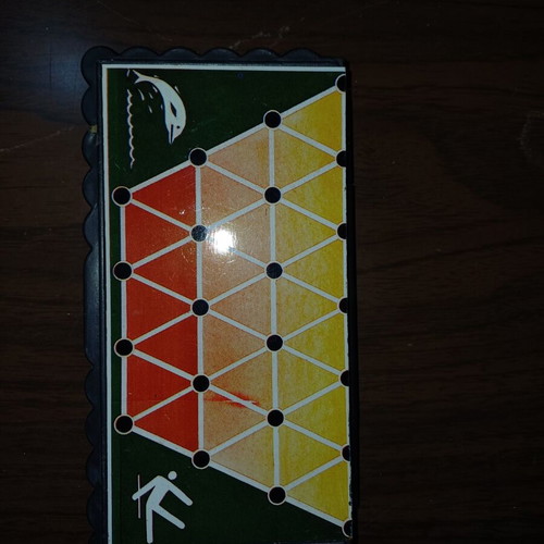 Checkers board game mini used