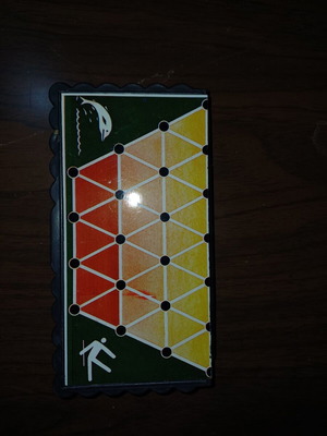 Checkers board game mini used