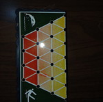 Checkers board game mini used