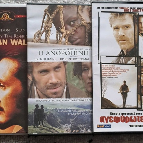 Twelve action DVDs used with subtitles