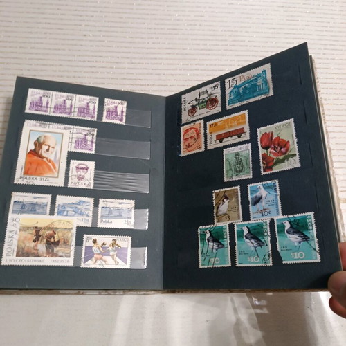 Stamp collection used, 2 albums Greek and foreign
