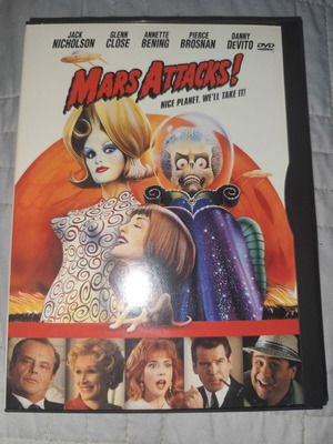 Mars Attacks! DVD like new with Greek subtitles