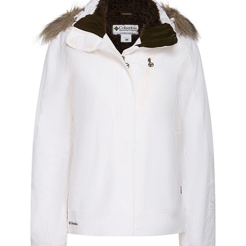 Columbia TITANIUM jacket size M like new, white