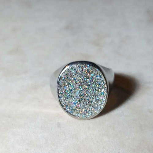 Steel ring size 57 new