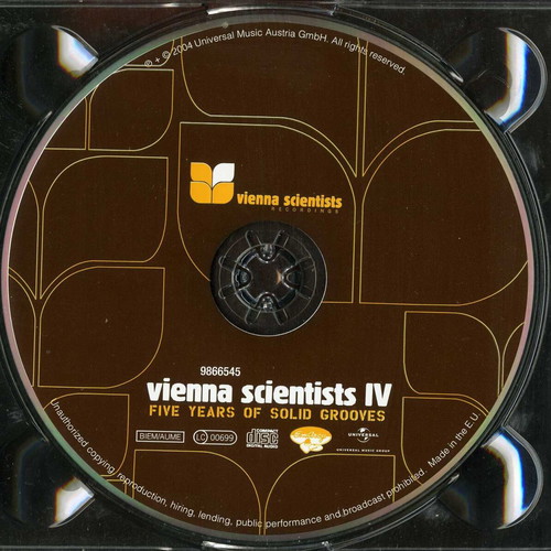 Vienna Scientists IV Five Years of Solid Grooves CD used, electronic