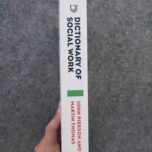Dictionary of social work unused, 580 pages