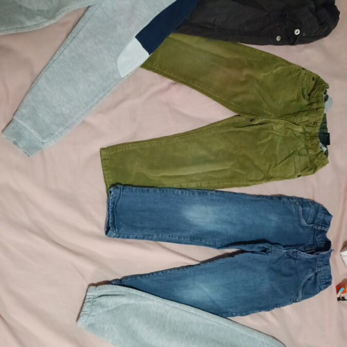 Winter pants and joggers for boys 3-4 years used, pack of 5